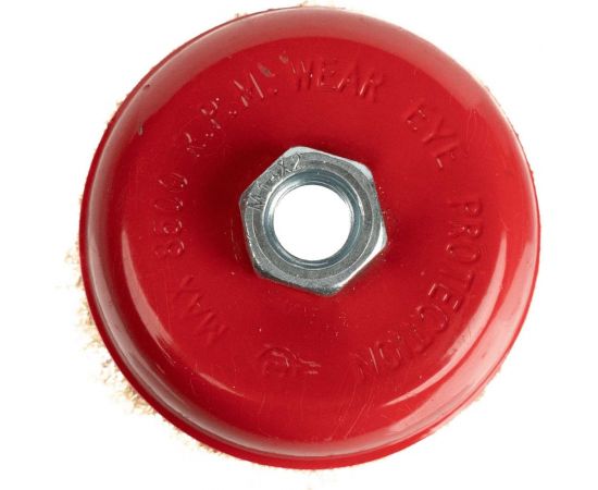 Щетка-чашка по металлу 100 мм, М14, латунная для УШМ SAMGRUPP 16207 – изображение 5