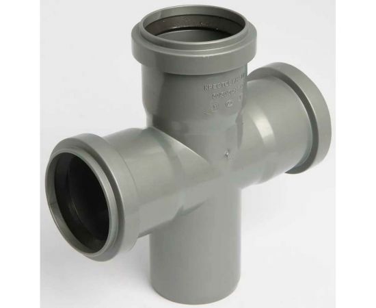 Крестовина Flextron D 50x50x50 мм 87,5 градусов, для внутренней канализации 143624 – изображение 2