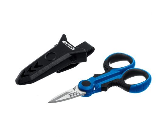 Универсальные ножницы электрика ЗУБР 145 мм 23357 – изображение 5