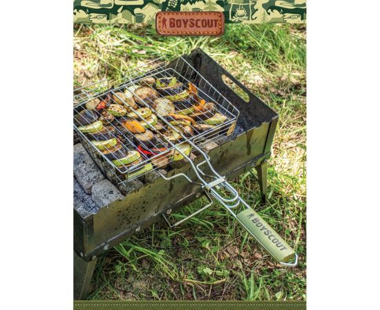 Универсальная решетка-гриль со съемной ручкой BOYSCOUT 61532 – изображение 4