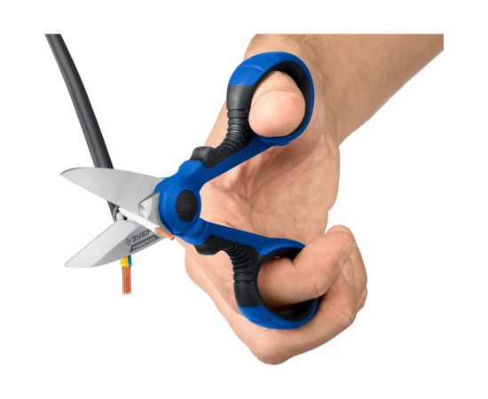 Универсальные ножницы электрика ЗУБР 145 мм 23357 – изображение 11