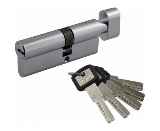 Цилиндровый механизм НОРА-М ЛПУВ.УК-80 45-35 хром Х 15080 