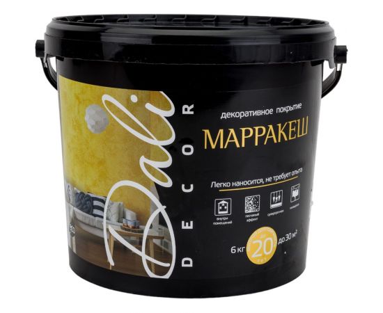 ШТУКАТУРКА ДЕКОР DALI-DECOR МАРРАКЕШ 6 КГ 39980 