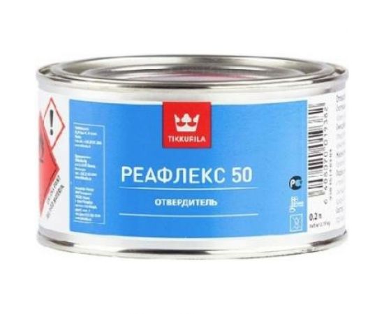 Отвердитель TIKKURILA REAFLEX 50 для двухкомпонентной, эпоксидной эмали для ванн и бассейнов 0,2 л 93015140304 