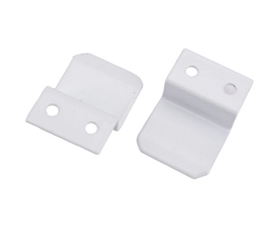 Комплект креплений москитной сетки Невский Крепеж металл, 2 верх + 2 низ, белый, пакет нк 826239 