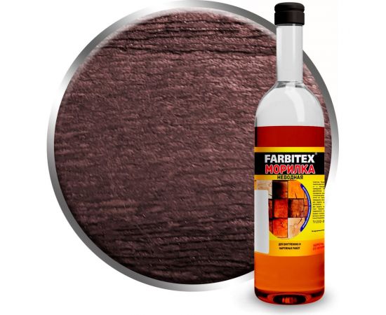 Морилка неводная Farbitex 0,5 л, 0,42 кг, Красное дерево 4100017690 – изображение 3