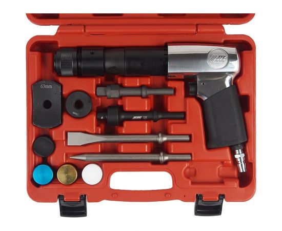 Пневмомолоток JTC с набором зубил, 12 предметов 7748 – изображение 2