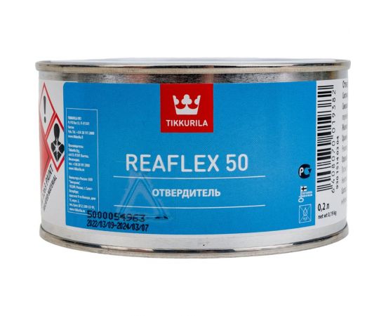 Отвердитель TIKKURILA REAFLEX 50 для двухкомпонентной, эпоксидной эмали для ванн и бассейнов 0,2 л 93015140304 – изображение 5