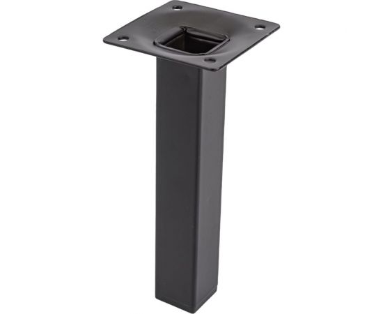 Ножка Tech-Krep 25х25х150 квадратная, нерегулируемая, черная- накладка 151284 – изображение 2