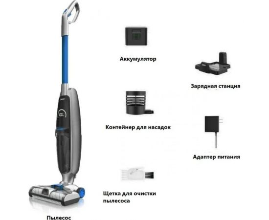 Моющий вертикальный пылесос JIMMY с адаптером ZD24W342060EU HW8 – изображение 2