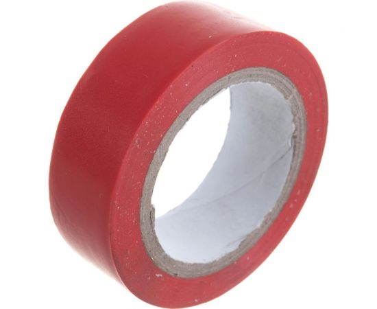 Изоляционная лента STEKKER 0,13x19 мм, 10 м, красная, INTP01319-10 32833 – изображение 3