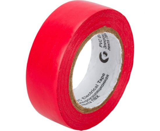 Изолента REDMARK 19 мм х 10 м, цв. красный RM19R10 – изображение 3