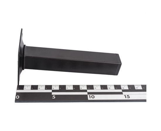 Ножка Tech-Krep 25х25х150 квадратная, нерегулируемая, черная- накладка 151284 – изображение 3