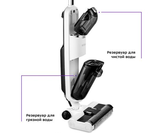 Вертикальный беспроводной моющий пылесос KITFORT КТ-5155 – изображение 4