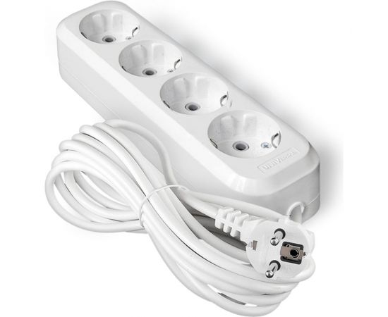 Удлинитель UNIVersal е-304а пвс 3/1,5 4гн. с заземлением, длина 7м (еврослот) 1732 