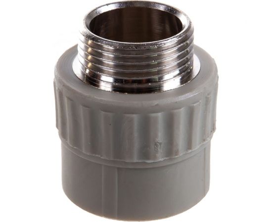 Муфта комбинированная с наружной резьбой VALFEX PP-R серая, 32 мм х1"" 10130032Г 127-0364 
