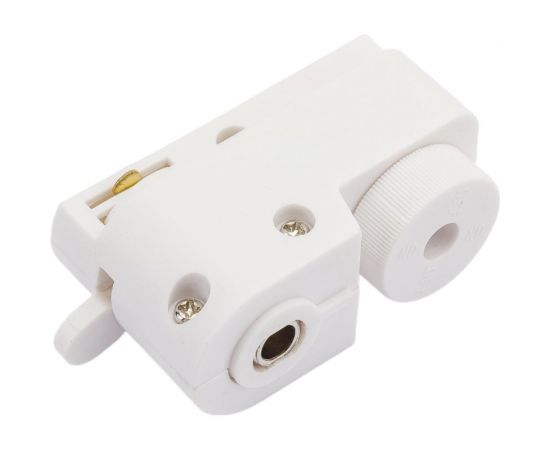 Адаптер для однофазного шинопровода Volpe G61 WHITE 1 POLYBAG UBX-Q122 UL-00006061 