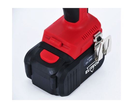 Аккумуляторная ударная дрель-шуруповерт Elitech 2х4.0Ач ДА 18УБЛ2 191609 – изображение 16