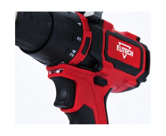 Аккумуляторная ударная дрель-шуруповерт Elitech 2х4.0Ач ДА 18УБЛ2 191609 – изображение 14