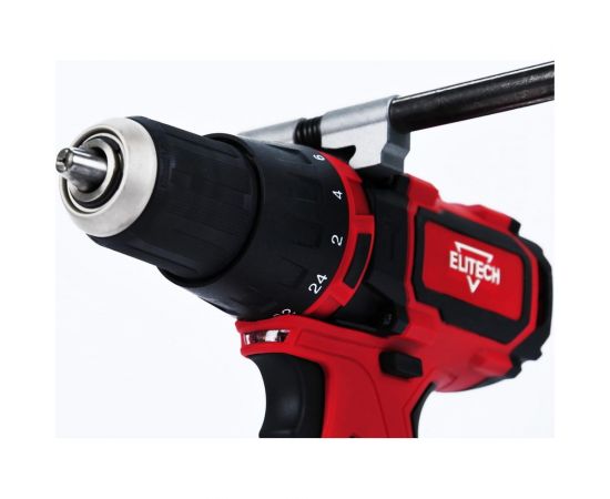 Аккумуляторная ударная дрель-шуруповерт Elitech 2х4.0Ач ДА 18УБЛ2 191609 – изображение 9
