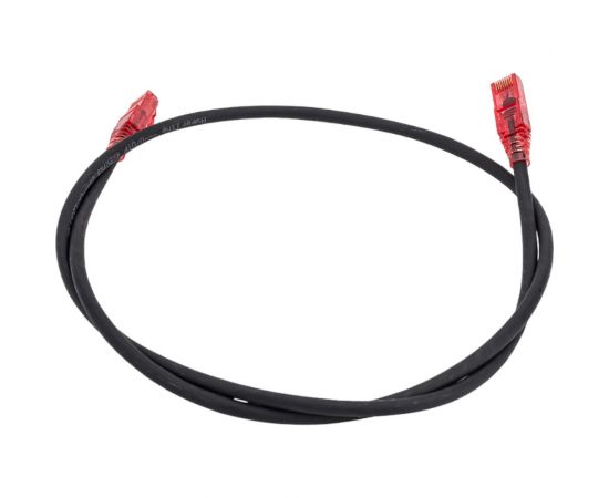 Патч-корд Hyperline PC-LPM-UTP-RJ45-RJ45-C5e-1M-LSZH-BK U/UTP, Cat.5е (100% Fluke Component 30887 – изображение 6