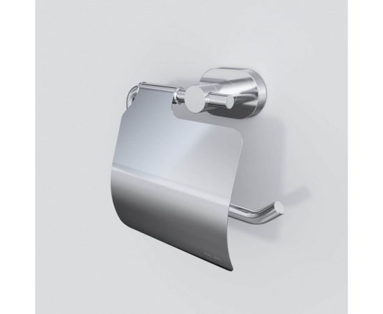 Держатель для туалетной бумаги с крышкой, хром AM.PM A74341400 – изображение 5