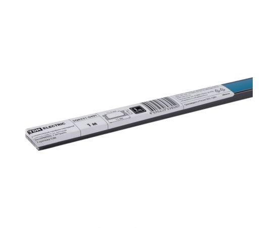 Алюминиевый профиль TDM накладной черный 1506 1 м, матовый рассеиватель, 2 заглушки, 2 крепежа SQ0331-0491 – изображение 4