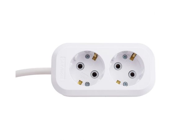 Удлинитель UNIVersal е-302а пвс 3/1,5 2гн. с заземлением, длина 5м (еврослот) 1719 – изображение 2