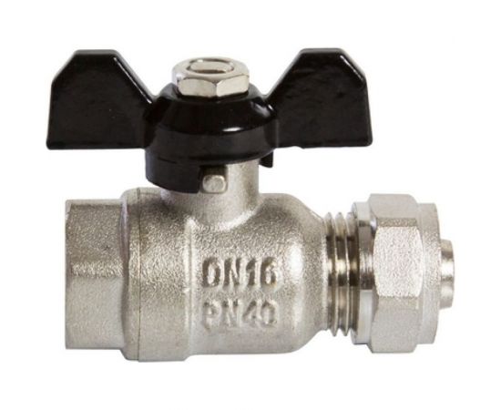 Кран шаровой для металлополимерной трубы VRT 1/2х16, внутренняя/цанга 529652 – изображение 5