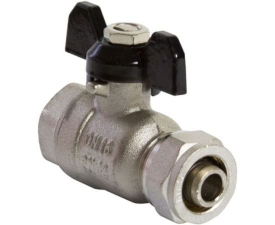 Кран шаровой для металлополимерной трубы VRT 1/2х16, внутренняя/цанга 529652 – изображение 3