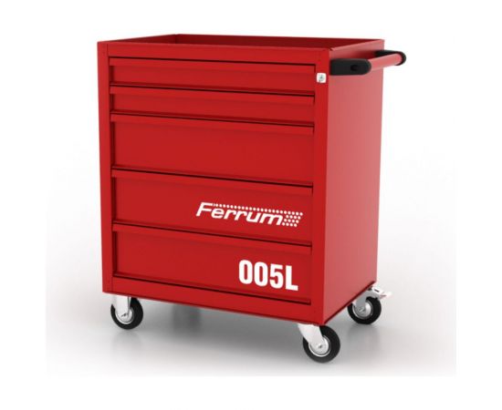 Инструментальная тележка FERRUM с 5 ящиками 02.005-3000 
