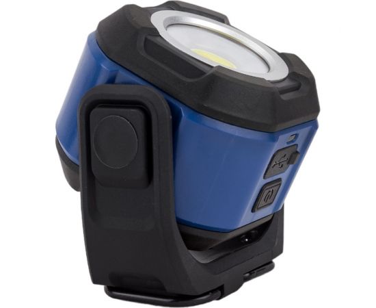 Аккумуляторный фонарь TopOn LED 5 Вт 550 лм 3.7 B 2 Ач 7.4 Втч регулировка яркости, подставка с креплением под штатив, магниты, крючки TOP-MX055DL 