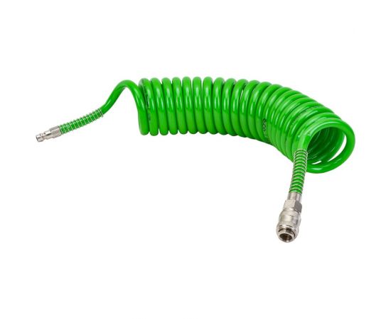 Шланг полиуретановый спиральный 8/12 мм, 5 м ECO AHU-0580 