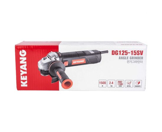 Угловая шлифмашина KEYANG DG125-15SV – изображение 12
