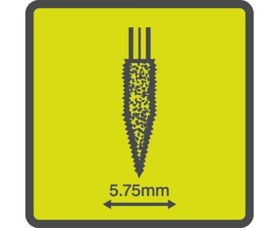 Насадка для прямошлифмашины RAR706 5.75х3.2 мм Ryobi 5132005868 – изображение 2