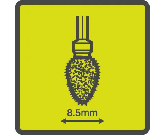 Насадка для прямошлифмашины RAR702 8.5х3.2 мм Ryobi 5132005864 – изображение 3