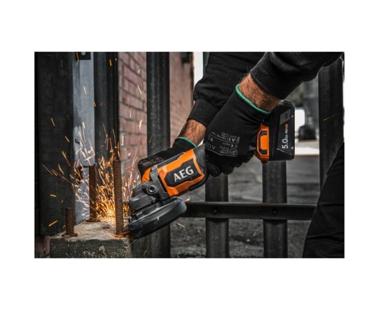 Углошлифмашина AEG BEWS18-125BLPX2-502C 125 мм, 18В 4935480858 – изображение 7