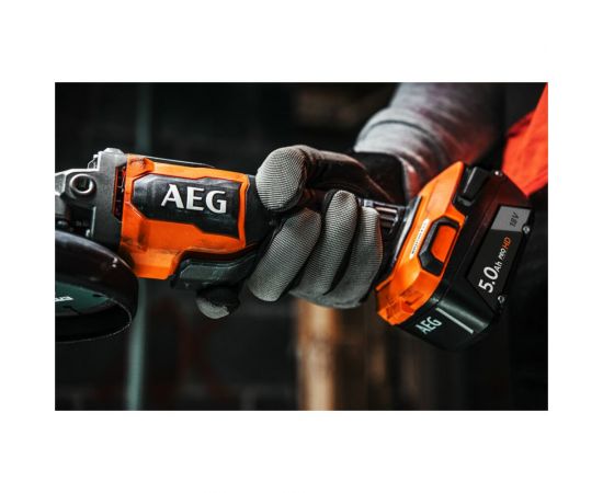 Углошлифмашина AEG BEWS18-125BLPX2-502C 125 мм, 18В 4935480858 – изображение 6