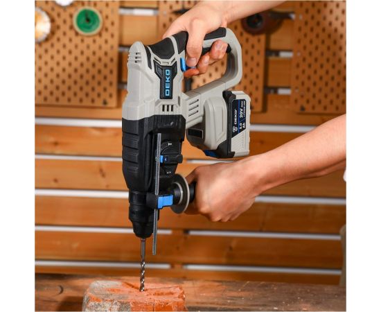 Аккумуляторный перфоратор DEKO DKCH20FU-Li, 20В, 1x5.0Ач 063-4418 – изображение 5