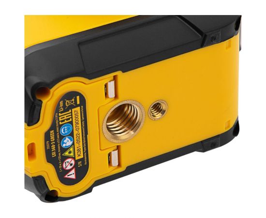 Мультипризменный лазерный уровень Denzel LXI 360-3 Green, 30 м, 520 нм 35079 – изображение 12