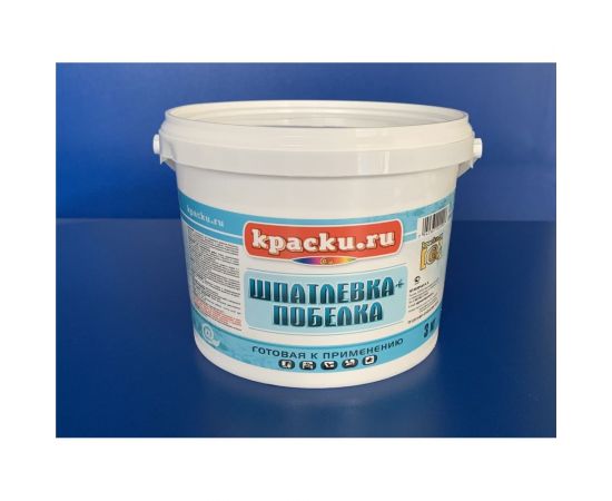Шпатлевка + побелка Movatex Краски. ru 3 кг Т02358 