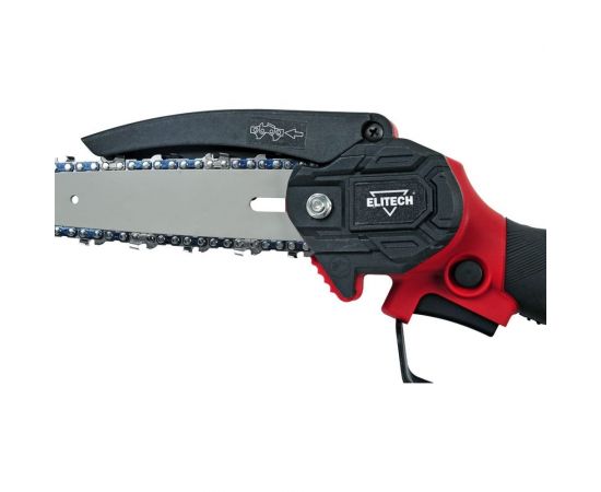 Цепная аккумуляторная пила Elitech ПЦА 18БЛ/С E1611.002.00 200561 – изображение 14