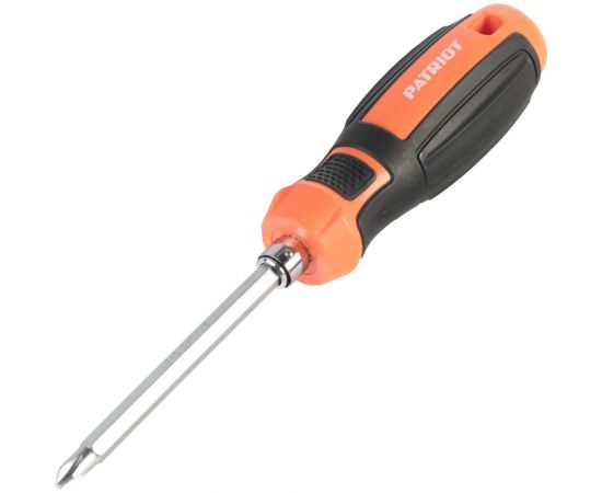 Отвертка с двусторонним стержнем PATRIOT CR-V, PH2-SL6x100, 2-х компонентная рукоятка Patriot (1165) 350003302 – изображение 4
