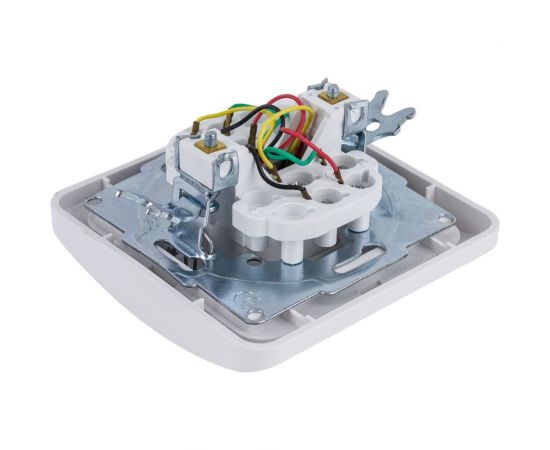 Двойная телефонная розетка СВЕТОЗАР CITY SV-54118-W – изображение 4