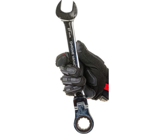 Комбинированный трещоточный ключ МастерАлмаз с гибкой головкой, 180 град, 27 мм 10502928 – изображение 3