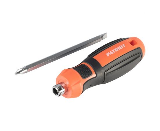 Отвертка с двусторонним стержнем PATRIOT CR-V, PH2-SL6x100, 2-х компонентная рукоятка Patriot (1165) 350003302 – изображение 3