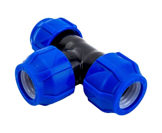 Компрессионный тройник VALFEX ПНД, 25-25-25 1210012252525 – изображение 2