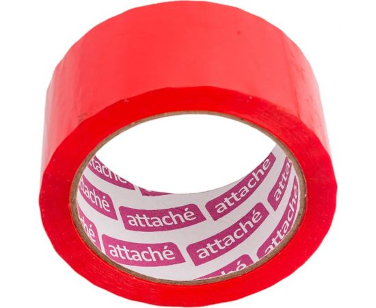 Упаковочная клейкая лента Attache 48 мм х 66 м, 45 мкм, оранжевая 146159 – изображение 2