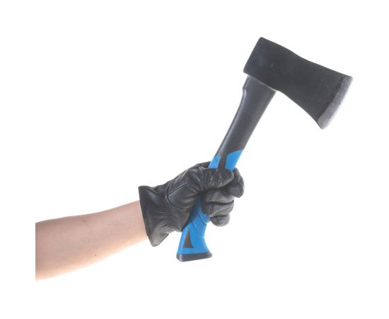 Кованый топор 900г. на фибергласовой ручке L=360мм UNITRAUM UN-GRA900 – изображение 5