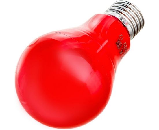 Светодиодная лампа Ecola classic LED color 12,0W A60 220V E27 Red Красная 360 композит 110x60 K7CR12ELY – изображение 3